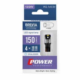 Brevia Power W5W 150Lm 12/24V 10108X2