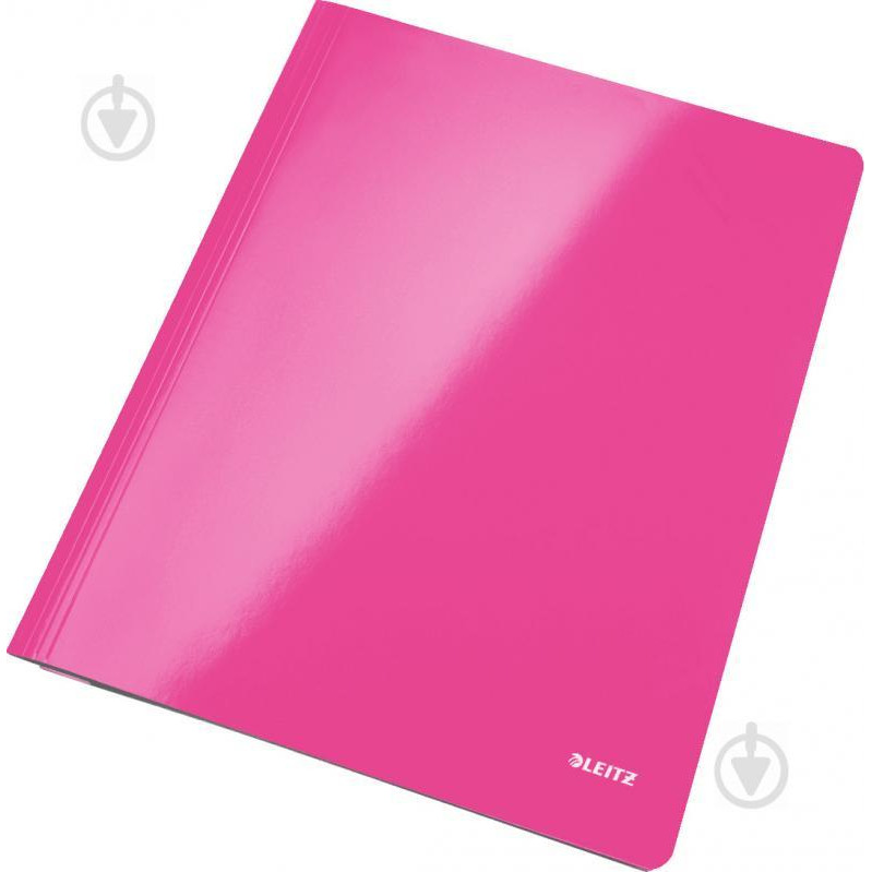 Leitz Швидкозшивач  WOW А4, РР, рожевий металік (3001-00-23) - зображення 1