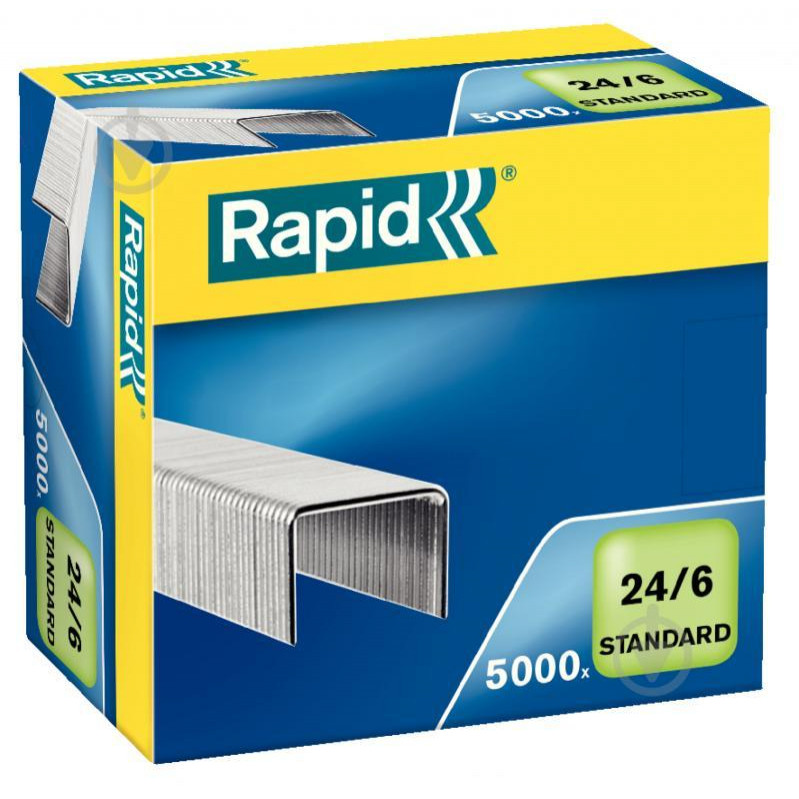 Rapid Скоби  Standard 24/6, 5000 шт. (24859800) - зображення 1