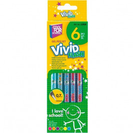 Cool For School Набір ручок гелевих  Vivid Flash 6 шт неонові кольори (12) №CF11918