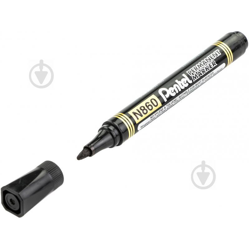 Pentel Маркер перманентный N860 N860 (черный) - зображення 1