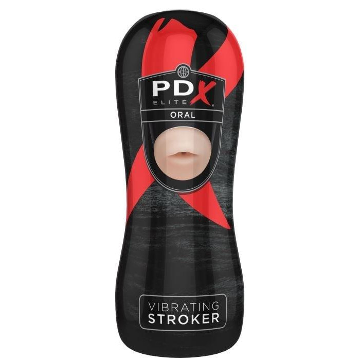 Pipedream Products PDX Elite Vibrating Oral Stroker - зображення 1