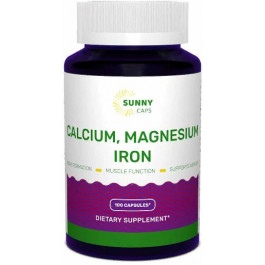  Calcium, Magnesium and Iron Powerfull Кальцій, магній і залізо 100 капсул