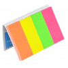 DONAU Закладки паперові з клейкою смужкою, 4 кольори. х50л., 20х50мм, неон, асорті (7576001PL) - зображення 1