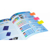 DONAU Закладки паперові з клейкою смужкою, 4 кольори. х50л., 20х50мм, неон, асорті (7576001PL) - зображення 3