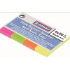DONAU Закладки паперові з клейкою смужкою, 4 кольори. х50л., 20х50мм, неон, асорті (7576001PL) - зображення 4