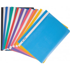 BuroMax Скоросшиватель пластиковый , А4, PP, голубой (BM.3311-14)