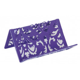 BuroMax Подставка для визиток Barocco, металлическая, фиолетовая BM.6226