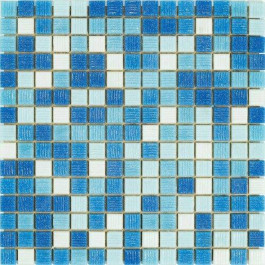 Mozaico de Lux R-MOS R-MOS B1131323335 мікс блакитний-5 на папері 20x20, 327х327х4