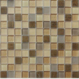 Mozaico de Lux S-MOS S-MOS HS4162-011A-4 LIGHT WOOD 300х300х4