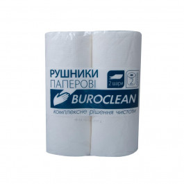 Buroclean Бумажные полотенца , на гильзе, 2 слоя, 2 рул, белый (10100400)