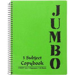 Mintra Блокнот Jumbo A4 в клетку 90 л. Темно-зеленый (982162)