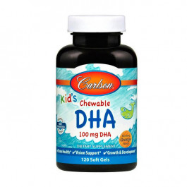 Carlson Labs Kid's Chewable DHA 100 mg orange 120 капс (CAR1113)
