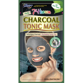 7th Heaven Тканевая маска для лица  Charcoal Tonic Sheet Mask Древесный уголь, 23 г (83800044108)