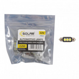 Solar SV8.5 T11x36mm Canbus 5050 3SMD, white 10шт (LS260_P)