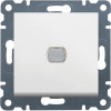 Hager Светорегулятор Lumina-2 нажимной, 60...300 Вт, белая (WL4030) - зображення 1