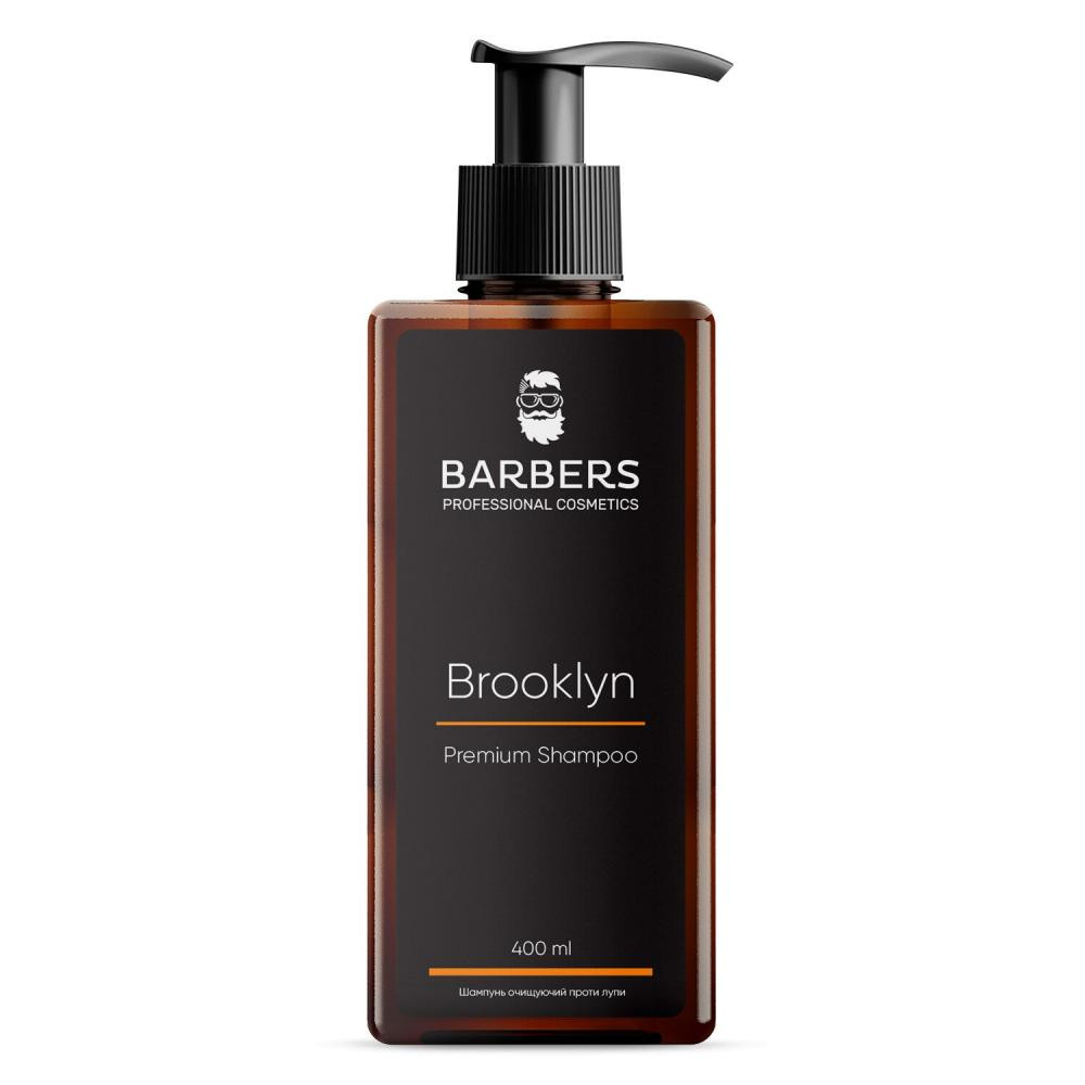 Barbers Professional Шампунь для мужчин  против перхоти Brooklyn 400 мл (4823099501021) - зображення 1