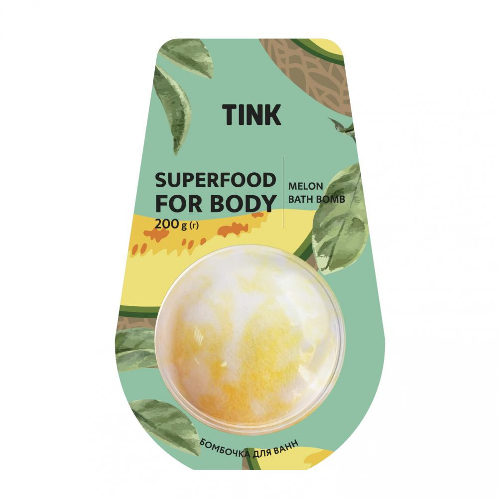 Tink Бомбочка-гейзер для ванн  Melon 200 г (4823109402119) - зображення 1