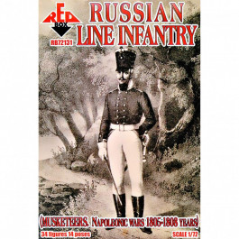 Red Box Русская линия пехоты (Мушкетеры, Наполеоновские войны 1805-1808) (RB72131)
