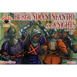 Red Box Бургундская пехота и рыцари 15 века, набор 2 (RB72110)