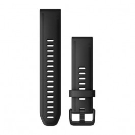 Garmin Ремешок для  Fenix 6s 20mm QuickFit Black Silicone (010-12867-00)
