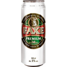 Faxe Пиво  Premium світле фільтроване 0.5 л 5% (4744136011337)