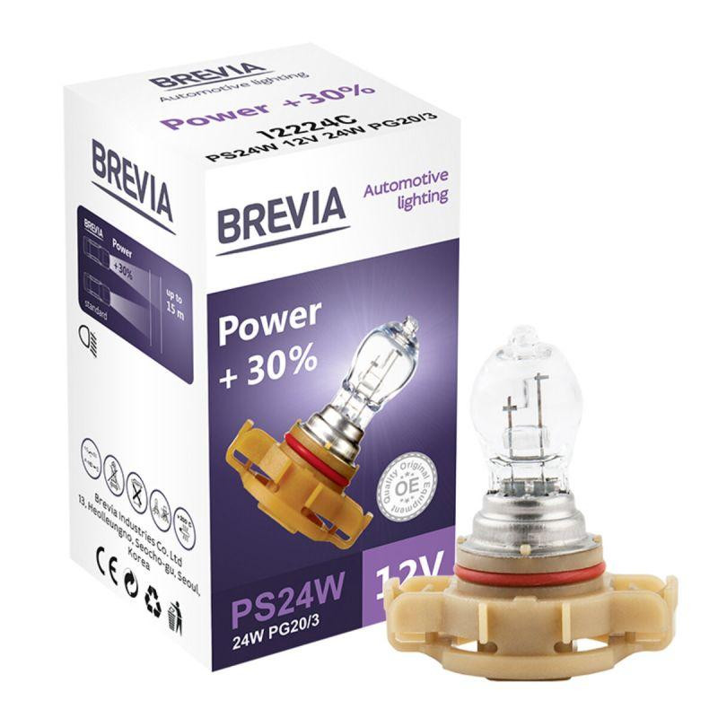Brevia PS24W 12V 24W PG20/3 Power +30% CP 12224C - зображення 1