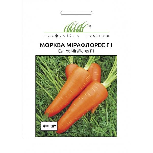 Clause Семена Професійне насіння морковь Мирафлорес F1 400 шт. (4820176696441) - зображення 1