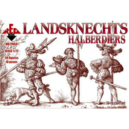 Red Box Ландскнехты (алебардщики), 16 век (RB72059)