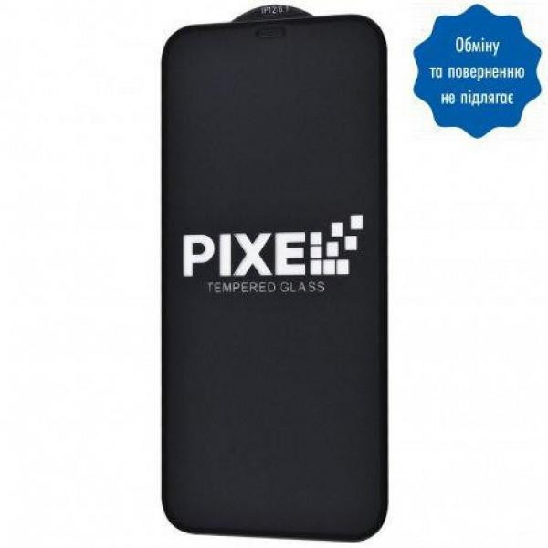 Pixel Защитное стекло iPhone 12/12 Pro Black (RL066986) - зображення 1