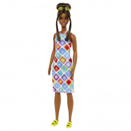 Mattel Barbie Fashionistas в сукні з візерунком у ромб (HJT07)
