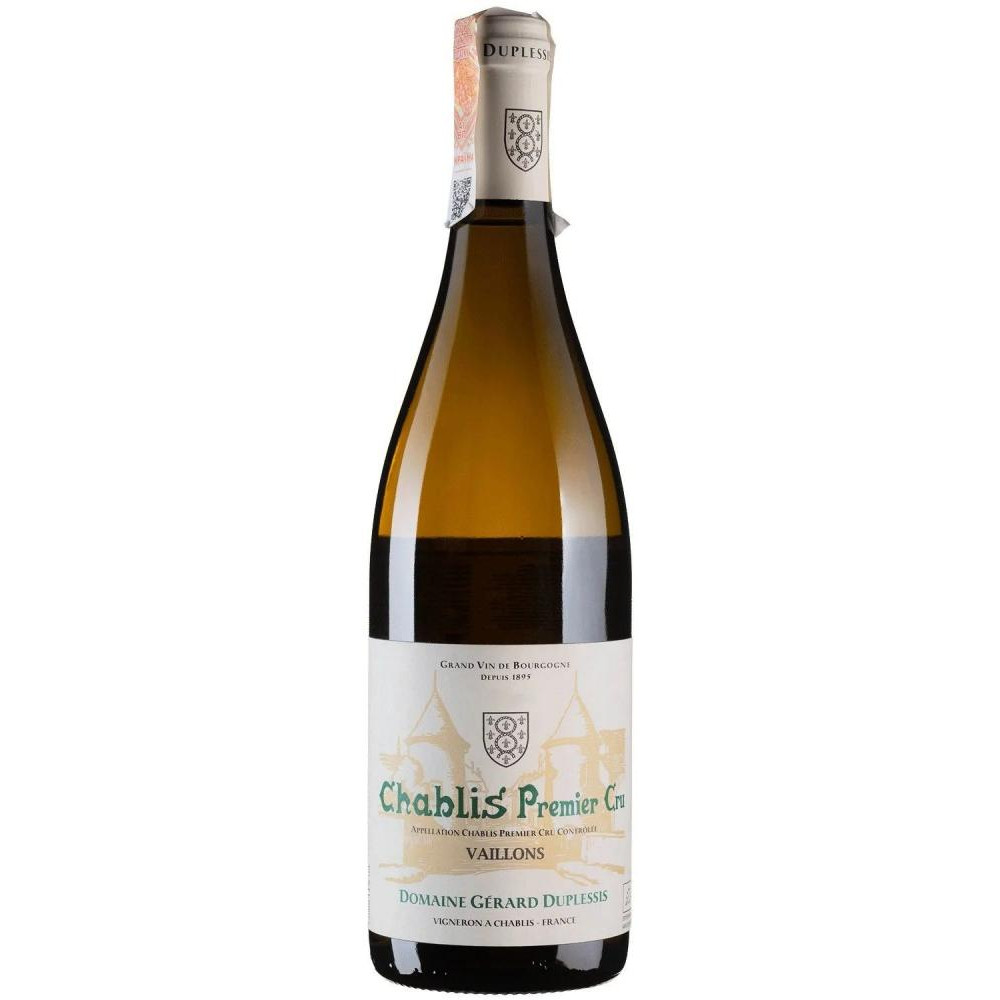 Gerard Duplessis Вино  Chablis 1er Cru Vaillons біле сухе 0.75л (BWR4415) - зображення 1