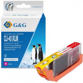 G&G Картридж Canon CLI-451M Magenta (G&G-6525B001H)