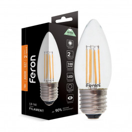 FERON LED LB-160 7W E27 4000K C37 Filament (40087)