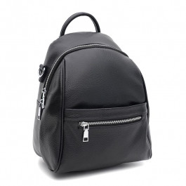 Ricco Grande Рюкзак-сумка жіночий шкіряний чорний  K188815bl-black