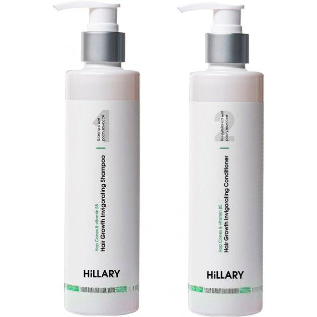 Hillary Набір для догляду за волоссям  Hop Cones & B5 Hair Growth Invigorating для росту волосся (2314968714 - зображення 1