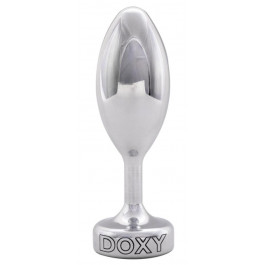 Doxy Анальна пробка  Smooth Butt Plug, срібна (7127589984774)
