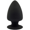 Silexd Анальна пробка  Premium Silicone Plug Model 1 Size L, чорна (8433345230399) - зображення 1