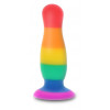 Toy Joy Анальна пробка  Pride Fun Stuffer Medium, райдужна (8713221826930) - зображення 1