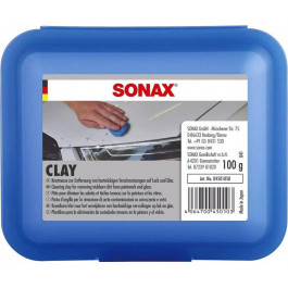 Sonax Синя глина Sonax Clay для очищення лакофарбових поверхонь та скла 112 г 450105 (4064700450103)