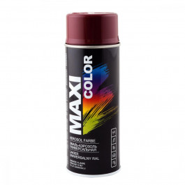 MAXI color Эмаль аэрозольная универсальная декоративная Ral 3005 бордовая 400 мл (8711347208425)
