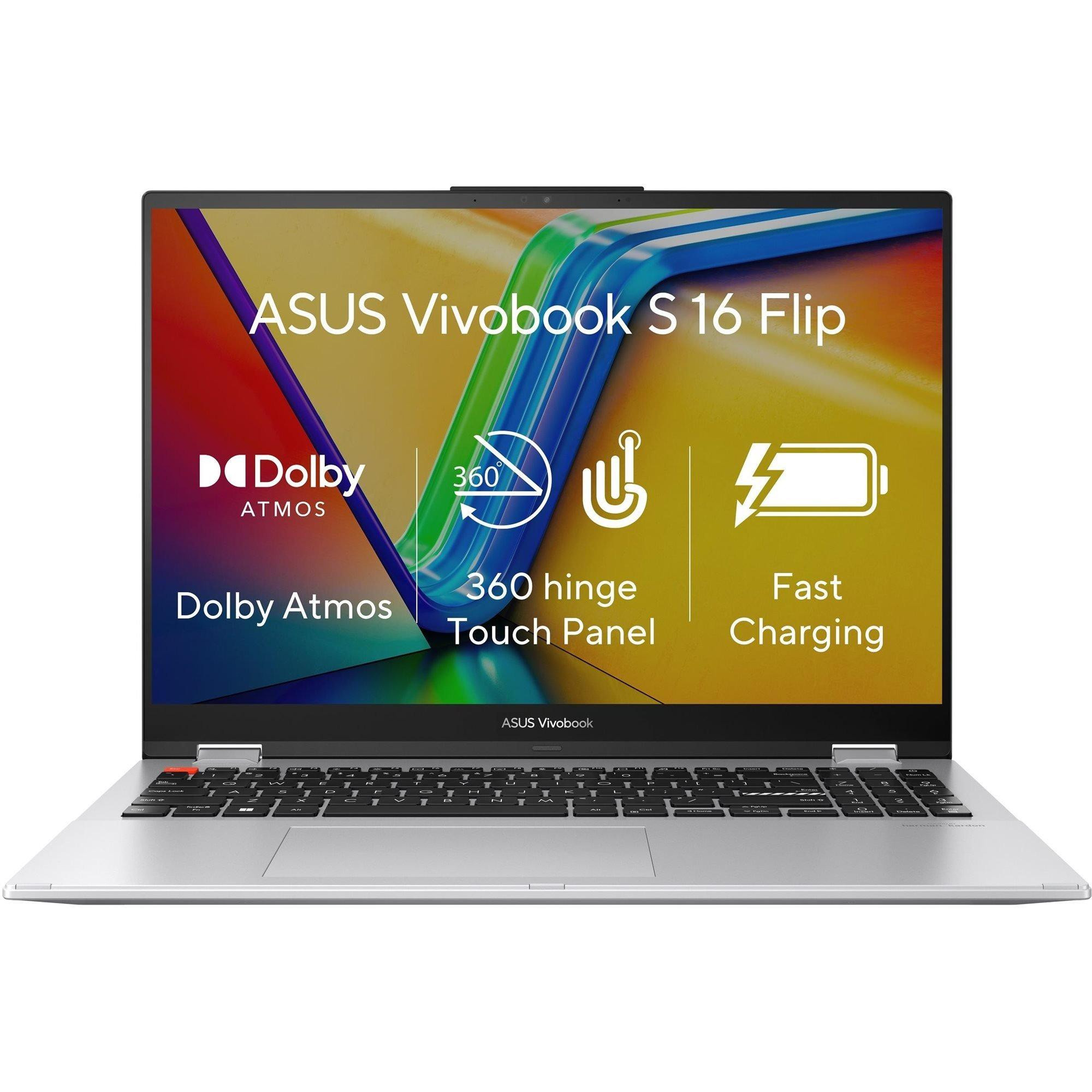ASUS Vivobook S 16 Flip OLED TP3604VA Cool Silver (TP3604VA-MY137W) - зображення 1