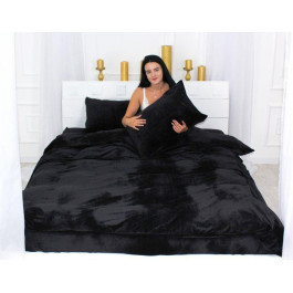   MirSon Наволочка  Велюр Winter Frost 28-0007 Black Velvet 45х45 (2200004000664)