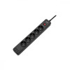 2E 5XSchuko 3G*1.5мм, 3*USB-A, 2м, black (2E-SP515M2USBBK) - зображення 3