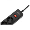 2E 5XSchuko 3G*1.5мм, 3*USB-A, 2м, black (2E-SP515M2USBBK) - зображення 4