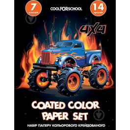 Cool For School Набор цветной бумаги мелованной (CF21100-02)