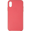 ArmorStandart Leather Case для Apple iPhone XS/X Peony Pink (ARM53577) - зображення 1