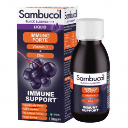 Sambucol Immuno Forte + Vitamin C + Zinc Liquid 120 мл