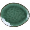 Bella Vita Тарілка обідня Glaze Green 20x16,5 см 2 сорт (P00177) - зображення 1