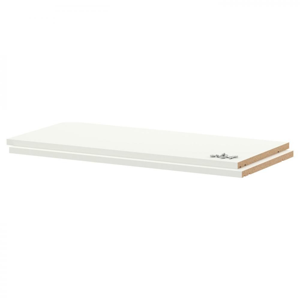 IKEA для серии METOD - полка UTRUSTA 80x37 белый (102.056.09) - зображення 1